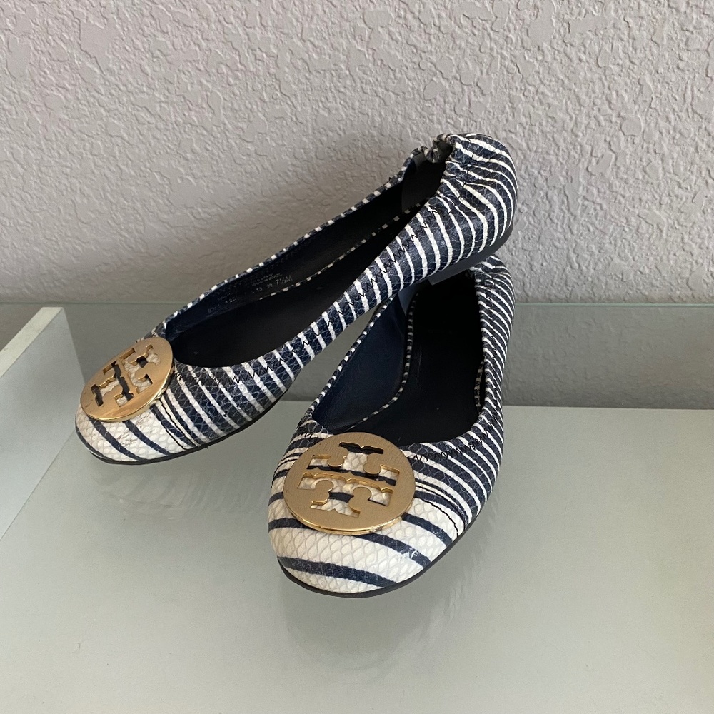 Tory Burch Classic Reva Ballet Flat, Size 7.5